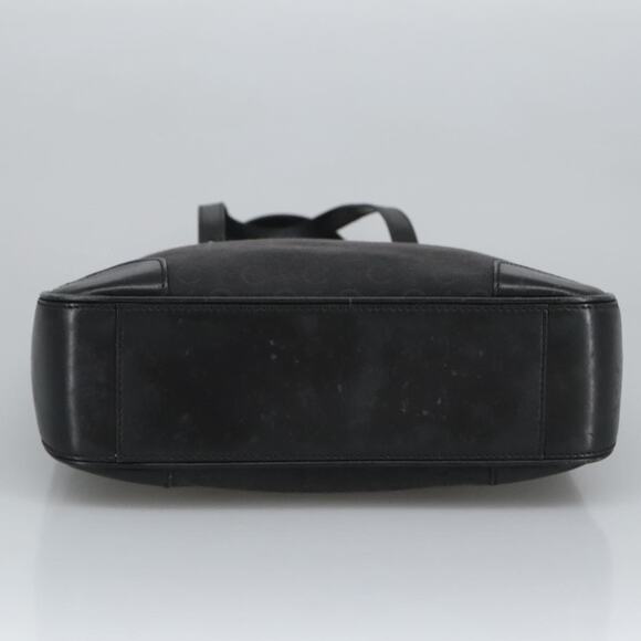 CELINE C Macadam Canvas Shoulder Bag Black - Picture 9 of 12